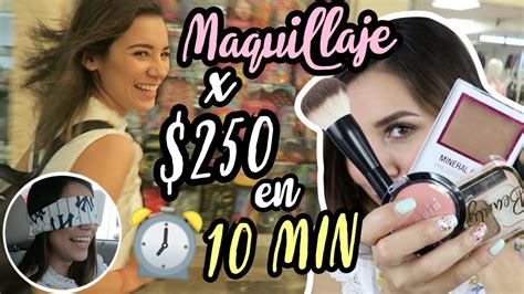 Comprando Maquillaje Por En Minutos Youtube