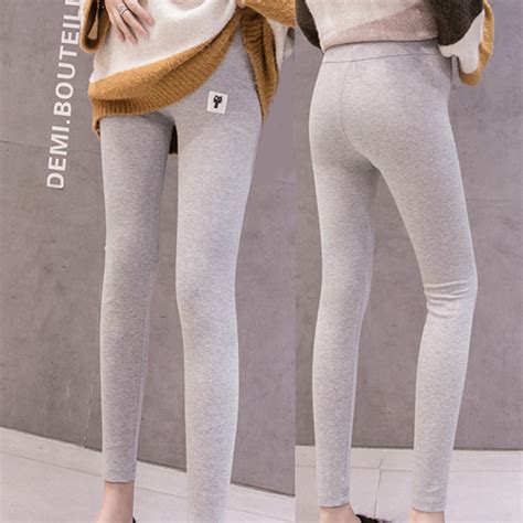 Joau Maternity Fleece Lined Leggings For Women Over The Belly Winter Warm Thick Pregnancy Yoga