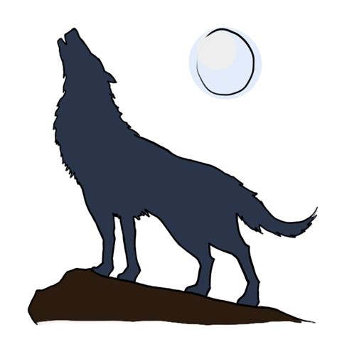 Free Cartoon Wolf Howling Download Free Cartoon Wolf Howling Png