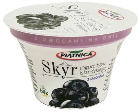 Piątnica Skyr jogurt typu islandzkiego z truskawkami waniliowy z