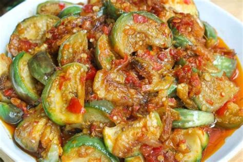 Resep Sambal Terong Rebus Yang Lagi Viral Bikin Makan Melul