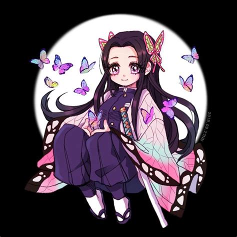 Kanae chibi Bướm Chibi Anime