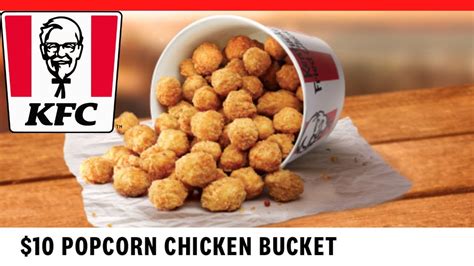 Checkout Basket Kfc Popcorn Chicken Bucket Youtube