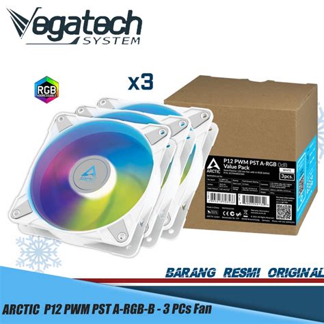 Jual Arctic P Pwm Pst A Rgb White Db Pcs Value Pack Mm Cm