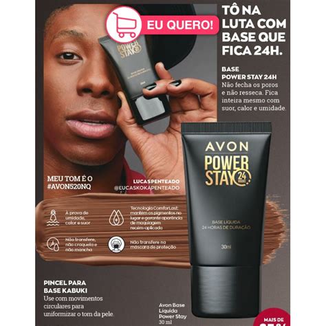 Base L Quida Avon Power Stay Ml Shopee Brasil