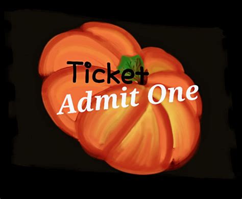 Pumpkin Ticket by Hispumpkin on DeviantArt