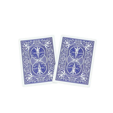 Bicycle Special Cards Double Back Blue/Blue One Card - PRINT ON MAGIC