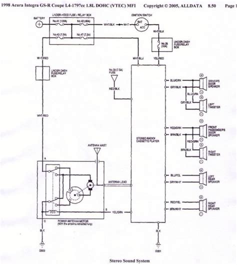 Acura Integra Wiring Diagram Pics Wiring Collection