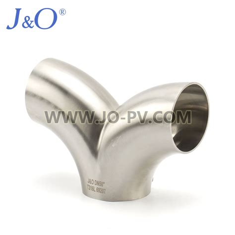 Sanitary Y Shape Elbow China J O Fluid Control