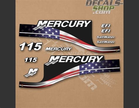 Decals Shop High Quality Reproduction Mercury Outboard Decals