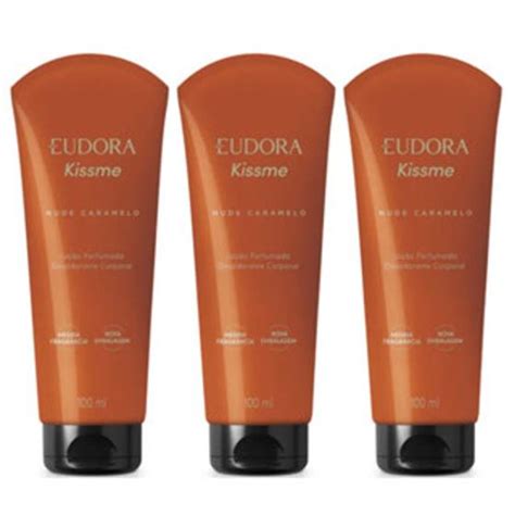 Kit Unidades Hidratante Corporal Kiss Me Nude Caramelo Ml