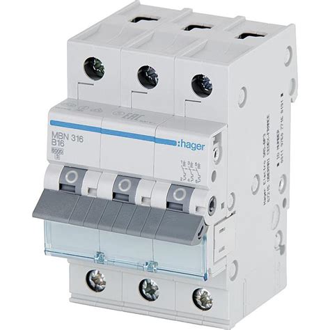 Hager Leitungsschutzschalter C16A 3p bei Emax online kaufen