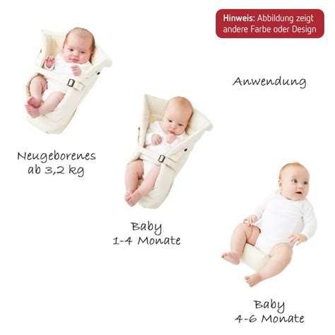 Ergobaby Neugeborenen Einsatz Easy Snug für Babytrage Original und