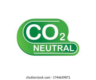 Co Neutral Stamp Net Zero Carbon Stock Vector Royalty Free