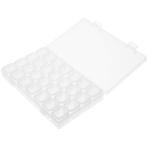 1 Pc Boîte Boîte De Rangement De Perles De Riz Bijoux Pour Ongles