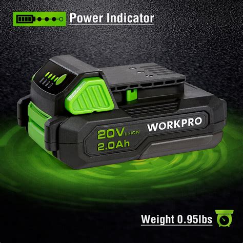 V Ah Rechargeable Lithium Ion Battery For Workpro V Power