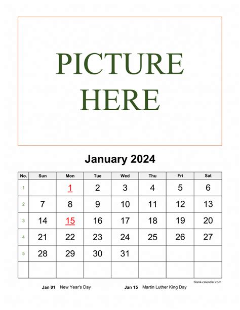 January Calendar Photo Gallery Free Alikee Augusta