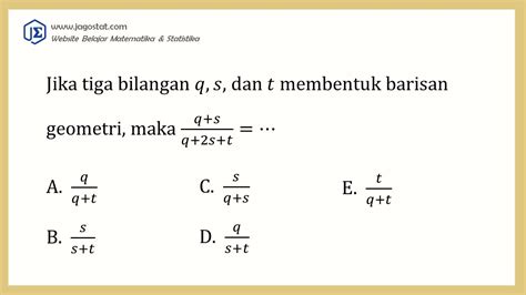 Kumpulan Contoh Soal Dan Pembahasan Tentang Barisan Dan Deret Geometri