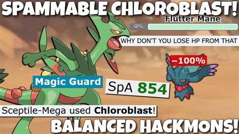 MAGIC GUARD CHLOROBLAST MEGA SCEPTILE IS BROKEN IN BALANCED HACKMONS