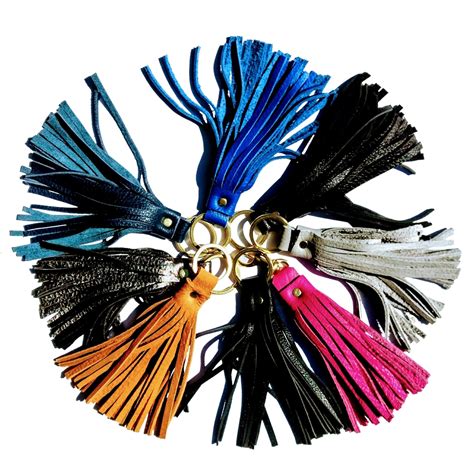 Tassel Key Ringleathernznzmadedesignerhandmadehelenmiller Helen