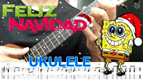 FELIZ NAVIDAD Arr Leo Baeza Ukulele Fingerstyle YouTube