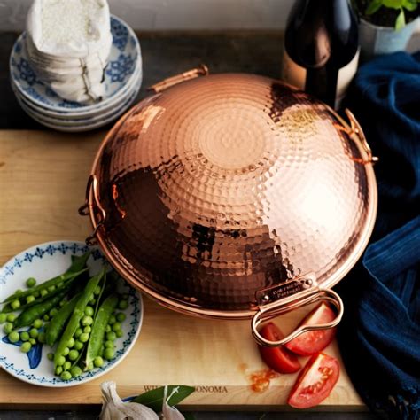 Hammered Copper Cataplana Copper Cookware Williams Sonoma