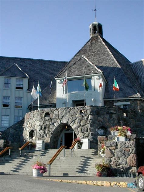 The Shining Exterior Of Timberline Lodge In Mount Hood Oregon Film