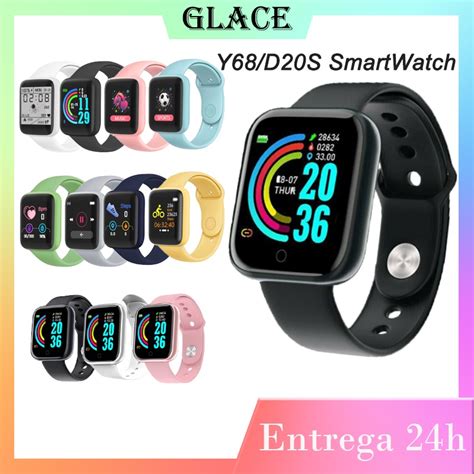 Reloj Inteligente Y68 D20 Con Bluetooth USB Con Monitor Cardiaco