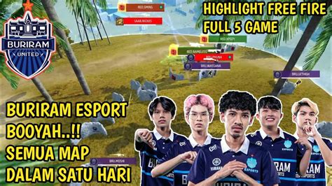 BURIRAM UNITED ESPORT BORONG SEMUA BOOYAH DI MAP HARI INI HIGHLIGHT