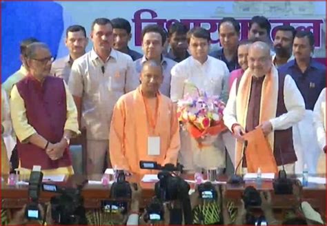 Yogi Adityanath Elected Leader Of Bjp Legislative Party In Uttar Pradesh To Be Sworn In Cm Tomorrow