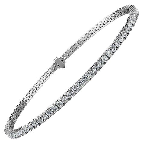 Tiffany And Co 3ct Diamond Platinum Tennis Bracelet At 1stdibs 3ct