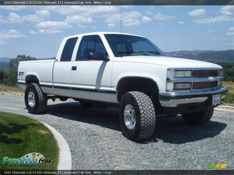 1995 Chevrolet Ck K1500 Silverado Z71 Extended Cab 4x4 In White Photo No 10867092 Chevrolet