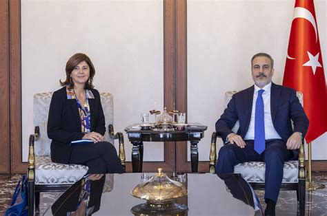 Fm Fidan Un Chief S Cyprus Envoy Hold Meeting Daily Sabah