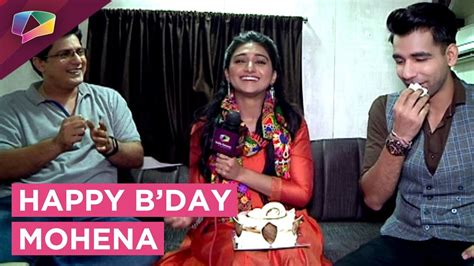 Mohena Singh Celebrates Her Birthday With Her Co Stars From Yeh Rishta Exclusive Youtube