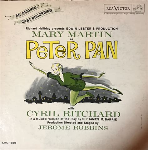 Mary Martin Peter Pan 1954 Vinyl Discogs