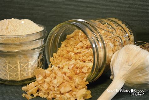 How To Dehydrate Garlic Plus Making Garlic Powder Seed To Pantry School