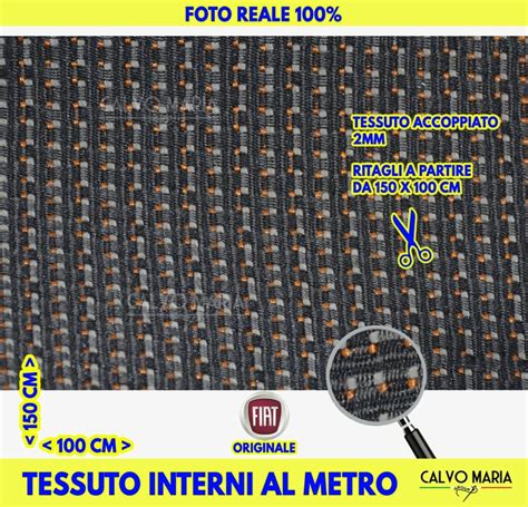 Tessuto Al Metro Originale Fiat Panda 169 Calvo Maria Group