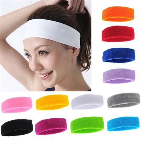 Unisex Sport Sweatband Headband Yoga Gym Stretch Head Band Hairband