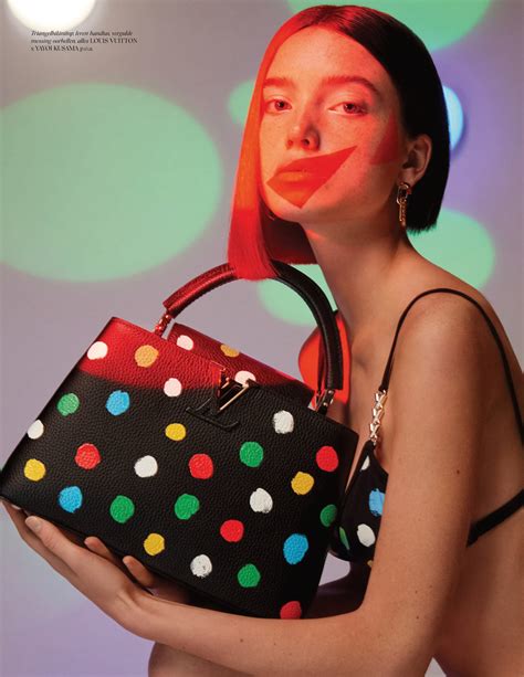 Louis Vuitton x Yayoi Kusama in Vogue Netherlands Jan 2023 — Anne of ...