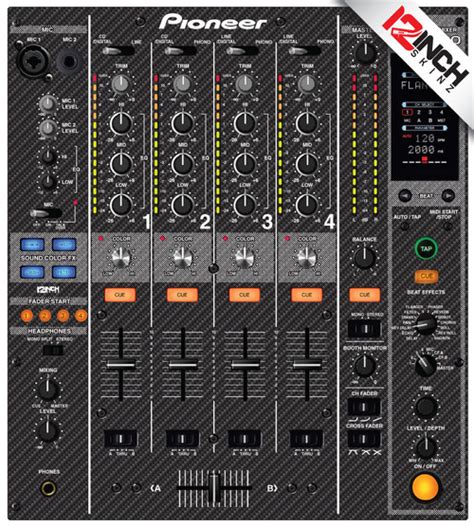 Pioneer Djm 800 Skinz Metallics 12inchskinz