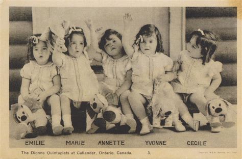 Mimis Musings Dionne Quintuplets 1936