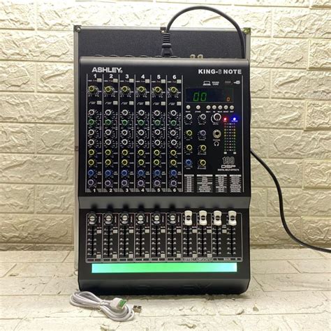 Mixer Audio ASHLEY KING 6 NOTE 6 Channel FREE HARDCAS Koper Lampu