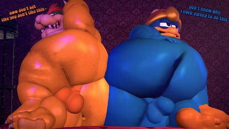 Rule 34 3d Ass Balls Big Butt Bowser Chubby Dialogue English Text Fat Feet King Dedede Kirby