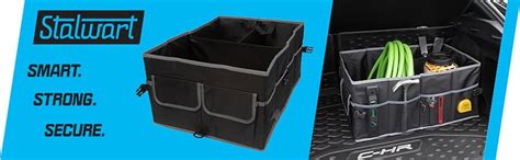 Stalwart Car Organizer Collapsible Car Storage Box Trunk Organizer For Suv