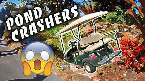 Golf Cart Crashed Into Pond Youtube