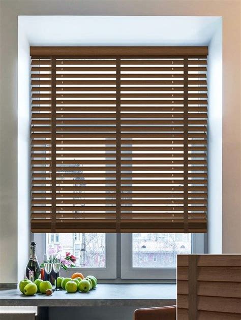 Cool Walnut Real Wood Venetian Blind With Tapes In 2024 Roller Blinds