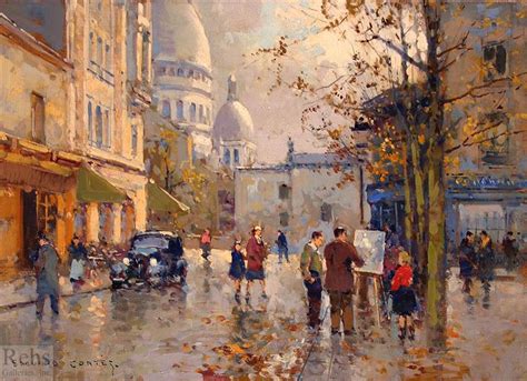 Place du Tertre - Edouard Cortes - WikiArt.org