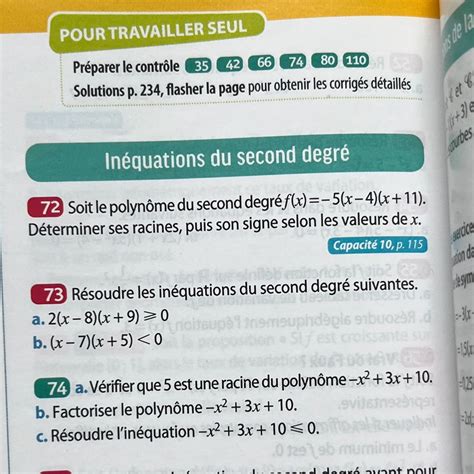 Bonjour Il sagit dun exo de maths le 72 un ami ma envoyé son