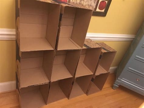 How To Make Cardboard Box Shelves Artofit