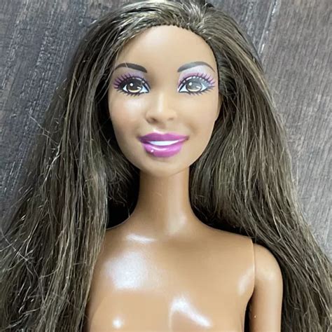 Nude Barbie Fashionistas Nikki Doll African American Aa Black Hot Sex